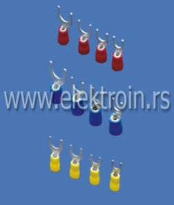 Viljuškaste izolovane kablovske papučice