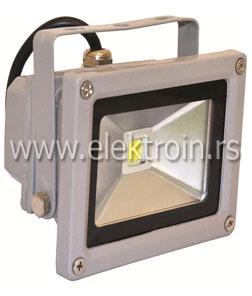 M4010 6400K LED reflektor 10W COB sivi