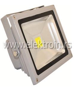 M4020 6400K LED reflektor 20W COB sivi 